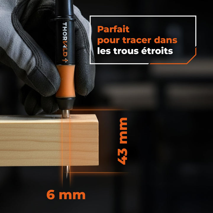 Crayon holster Thorvald — pointe fine 6 mm