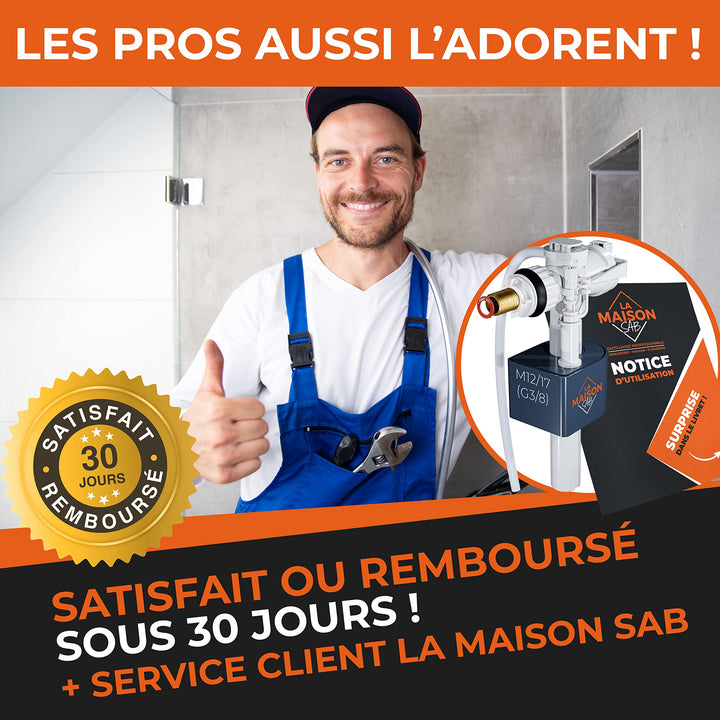 Flotteur WC Thorvald — garantie 10 ans