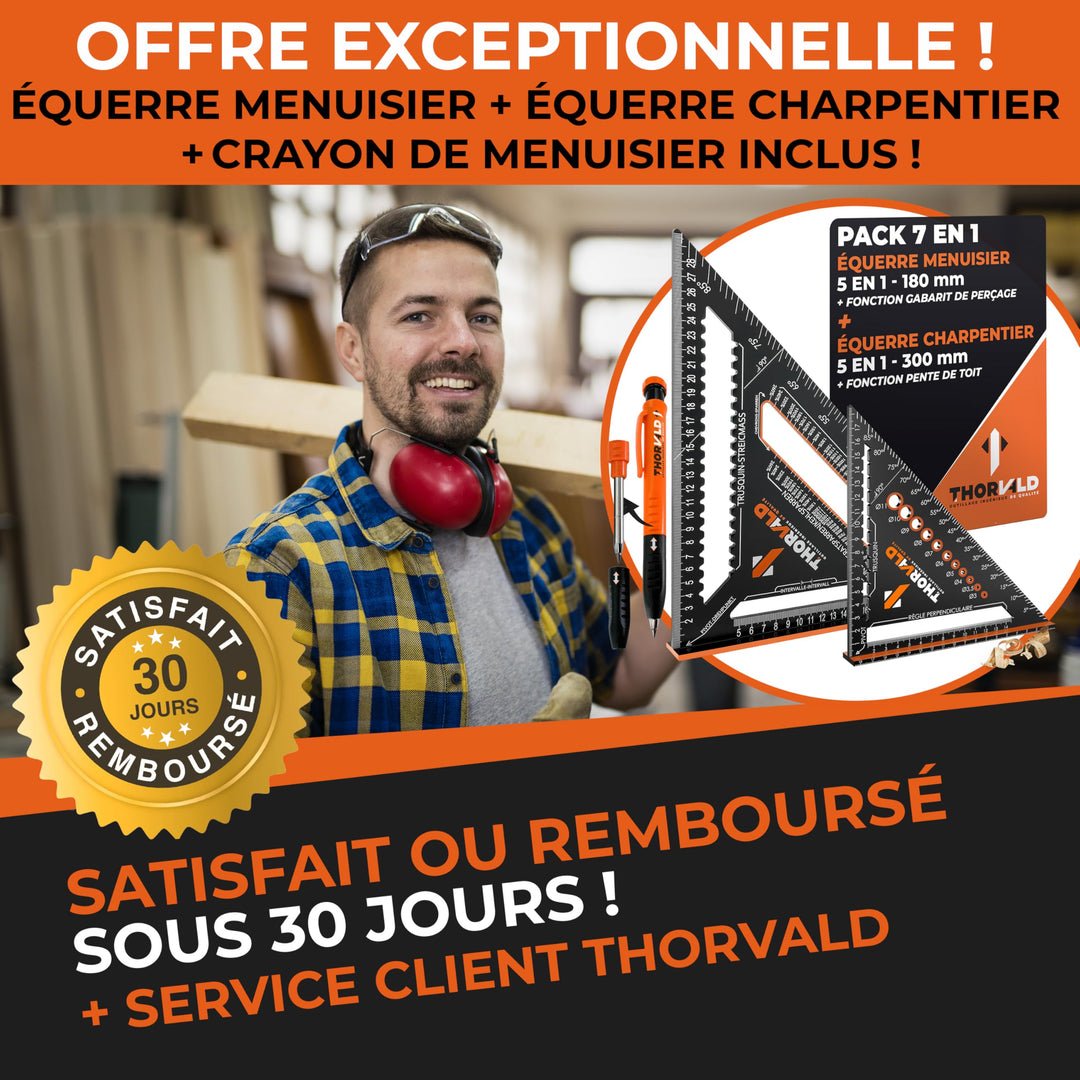 Pack 7-en-1 Thorvald — crayon de chantier inclus