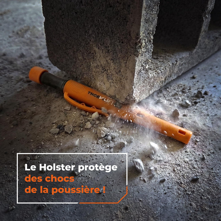 Crayon holster Thorvald — en situation chantier