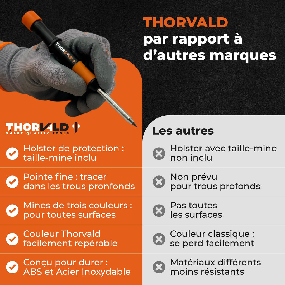 Crayon holster Thorvald — grip soft touch