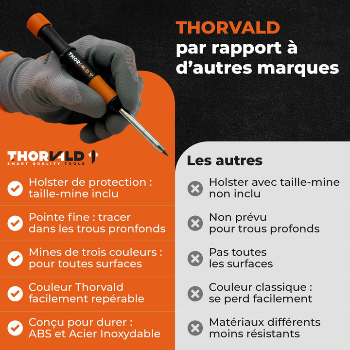 Crayon holster Thorvald — grip soft touch