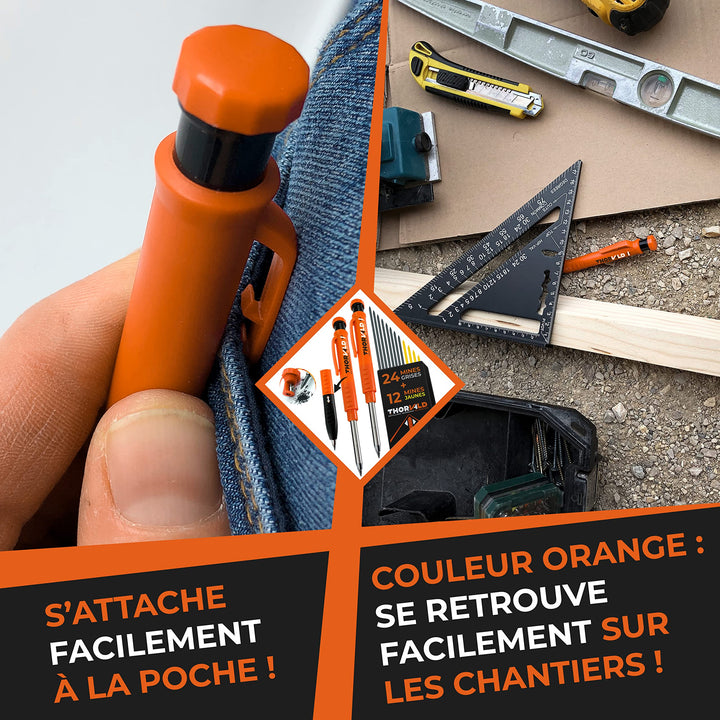 Pack pro crayons Thorvald — taille-mine intégré