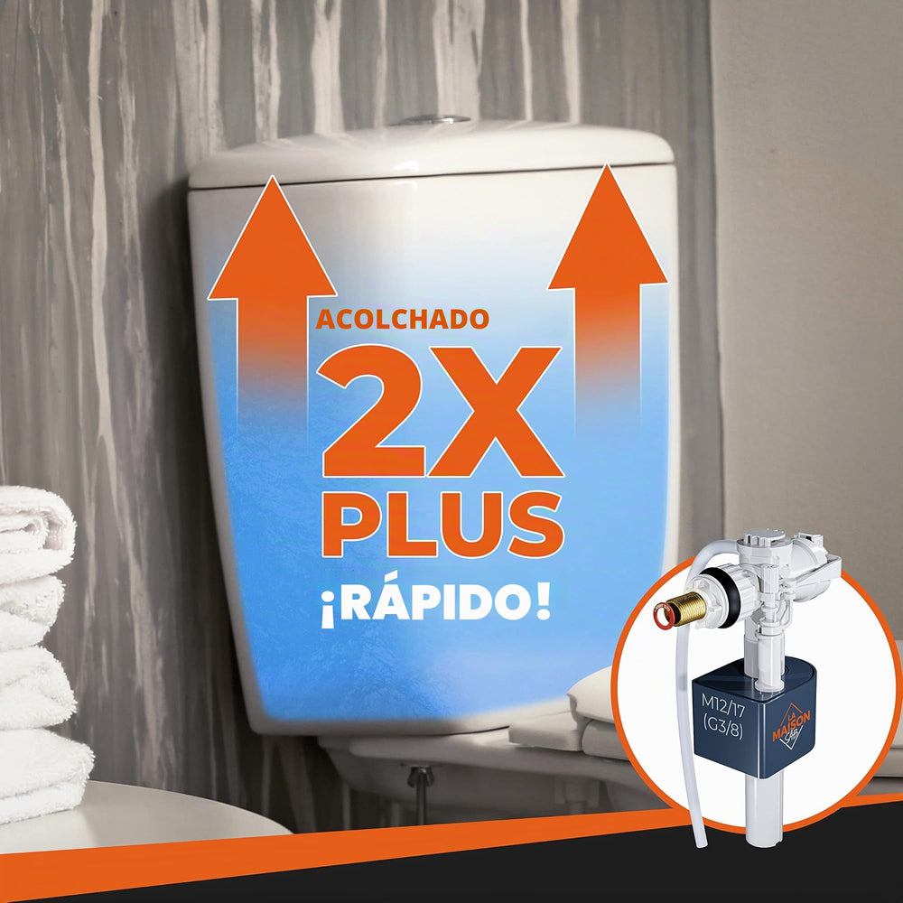 Boya Cisterna WC Ultra Rápida (Incluye Junta + Filtro + Instrucciones) – Mecanismo Horizontal con Grifo – Garantía 10 Años