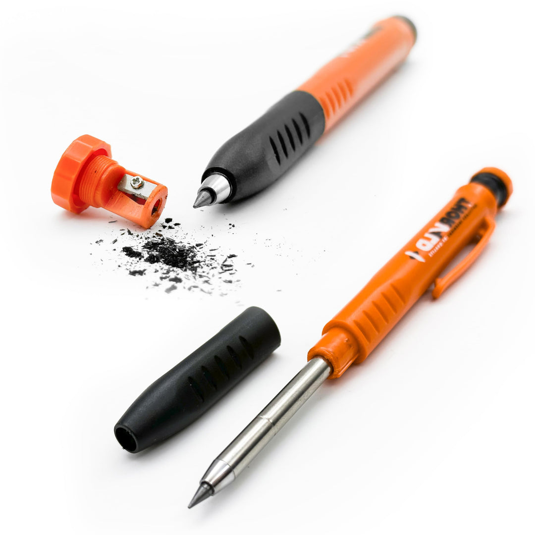 NIEUW Contourmal 25 cm PRO + vastzetarm [+ MARKEERPOTLOOD VOOR WERKPLAATS + FR HANDLEIDING] Gereedschap Contourmeter voor snijmal, met vergrendeling + duplicator tegelvorm + parketprofiel