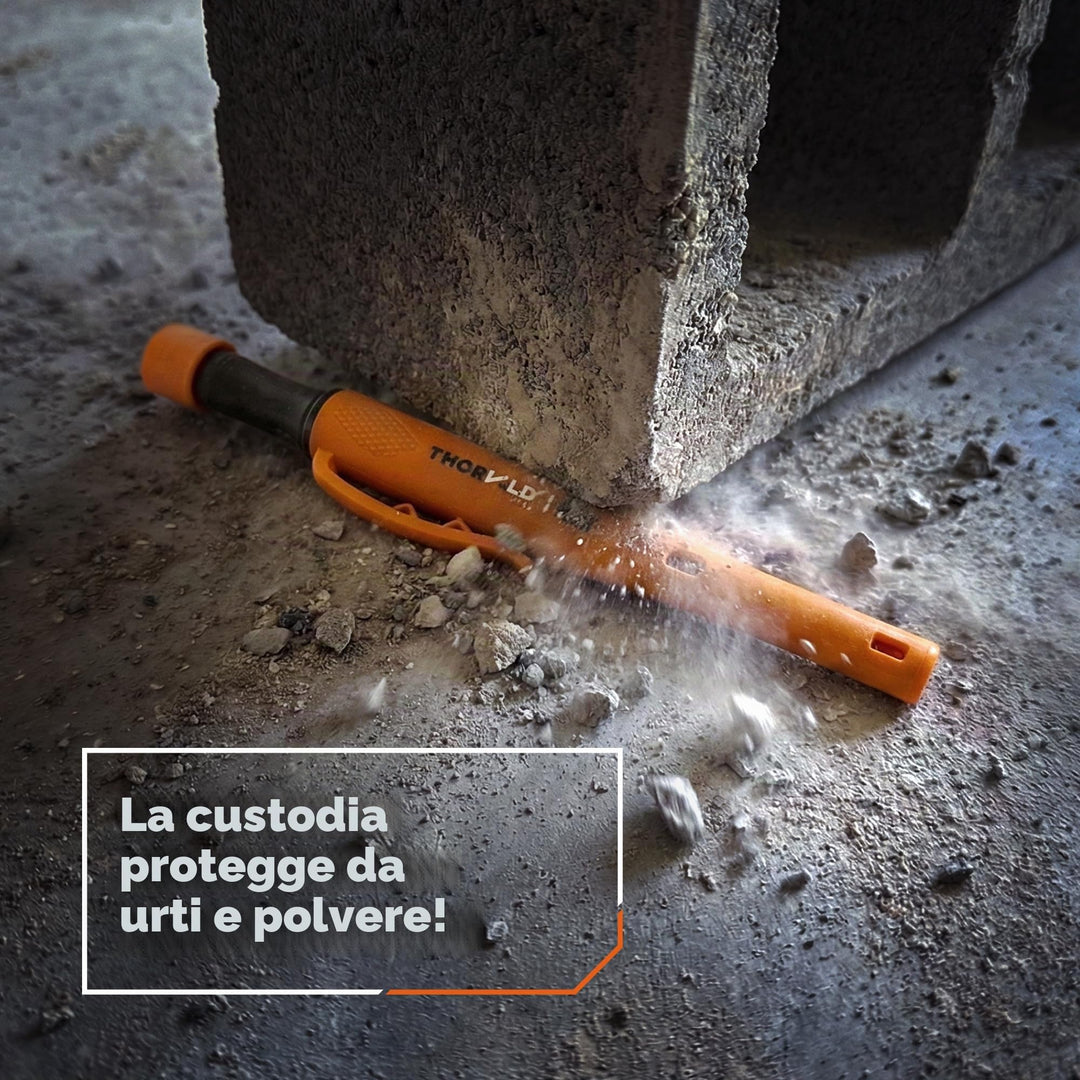 THORVALD Nuove Matite da Carpentiere con Fondina per Edilizia - Incl. 7 Mine + Temperino - Matite Meccaniche Solide con Punta Fine/Migliori Strumenti di Marcatura per Edilizia/Carpentieri/Scriber